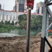 Excavator Mounted Vibro Hammer OVR 80 S in India Project